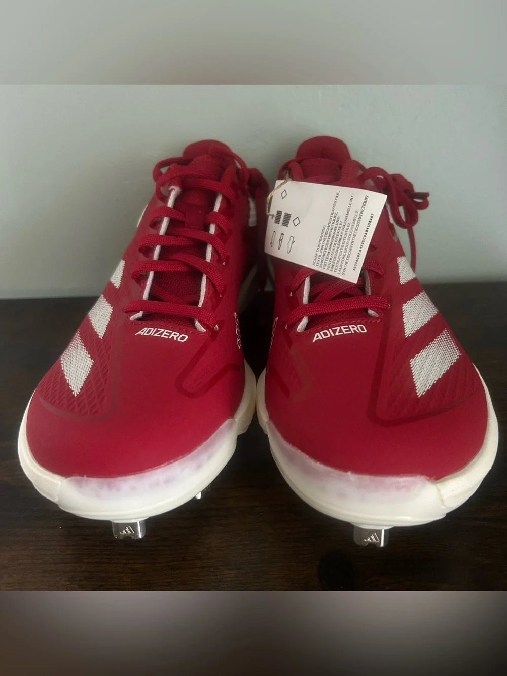 Adidas Adizero Electric BS Men’s Baseball Cleats Red Size 8.5 IH3462